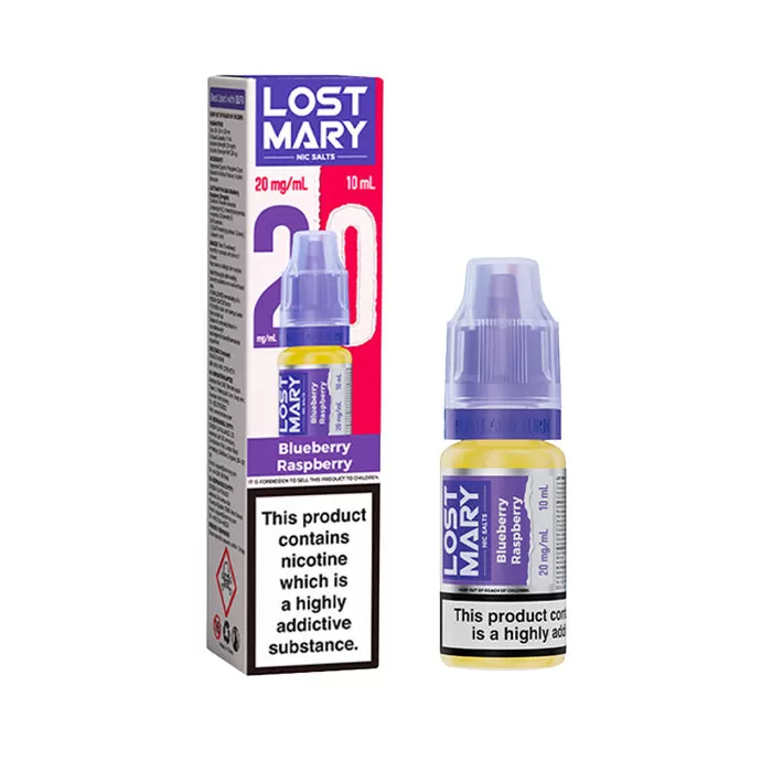 Blueberry Raspberry Nic Salt E-Liquid by Lost Mary - 5mg - Low Strength