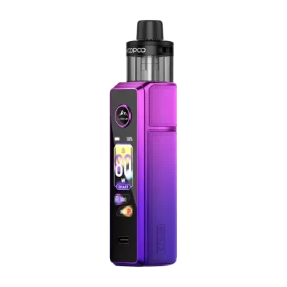 VOOPOO Drag X3 Kit - Customer Group#VAP~Color#Aurora Purple>Champagne>Glow Pink>Gray Metal>Moss Green>Sky Blue>Spray Black