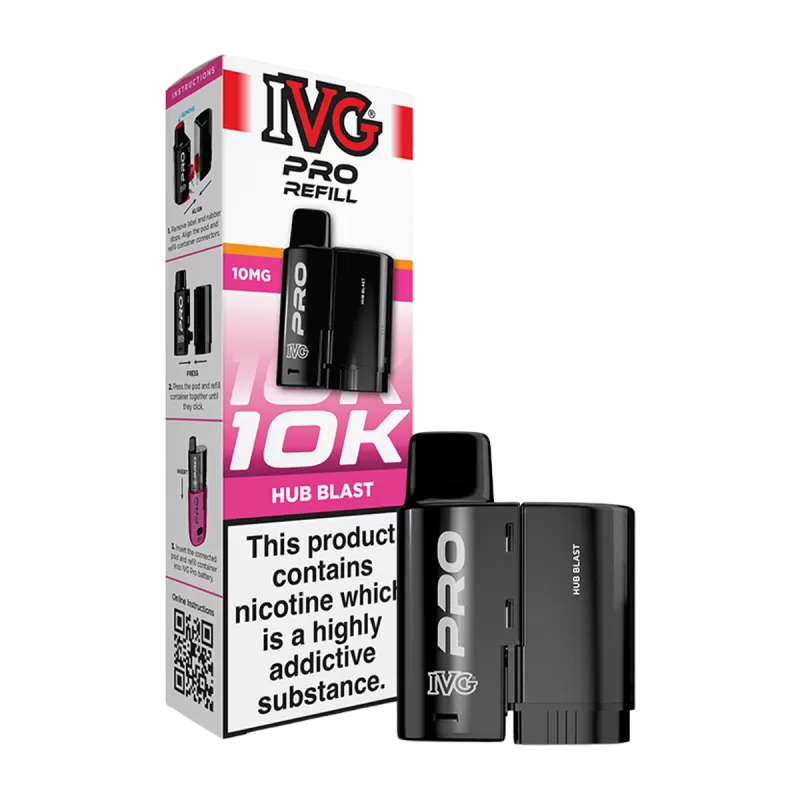 Hub Blast IVG Pro 12 Refill Pack - 10mg - Image 2