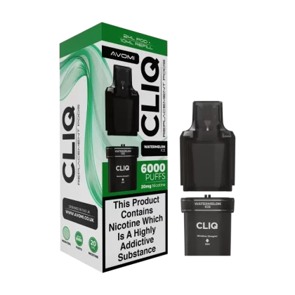 Watermelon Ice Avomi Cliq 6000 Refill Pack - Ecigwizard