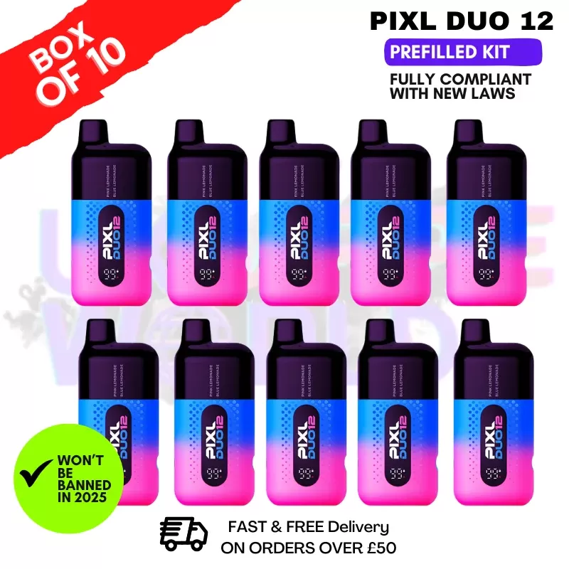 Lemonade Edition Pixl Duo 12 Pod Kit Box Of 10 – ONLY £71.99