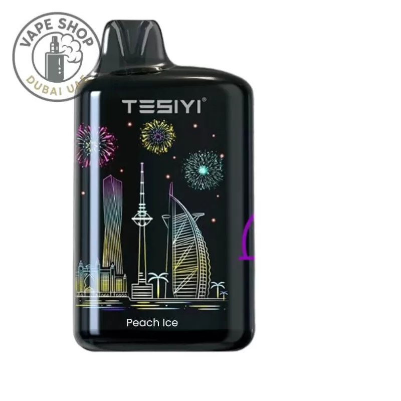 Tesiyi 40000 Puffs 50mg Nicotine Dual Mode Disposable Vape - Vape Product, BOX OF 5 PCS; Blueberry Ice, Blueberry Mint (273136) - Image 3
