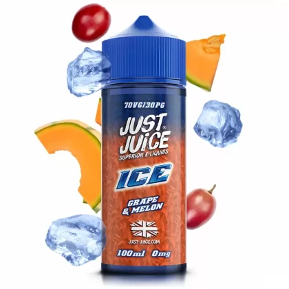 Just Juice Grape & Melon 100ml Vape Juice - Size#0 Nic Shots>1 x 18mg Nic Shots>2 x 18mg Nic Shots