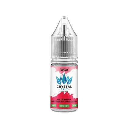 WGA Crystal Watermelon Strawberry Bubblegum Nic Salt - 10 Pack - 20mg