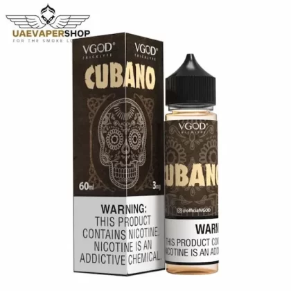 Cubano Brown 60ml E-liquid 60 Ml Vgod Ejuice UAE