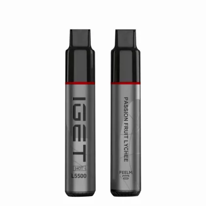 IGET HOT 5500 Puffs Passion fruit lychee - Ozvapeone (6A8772)