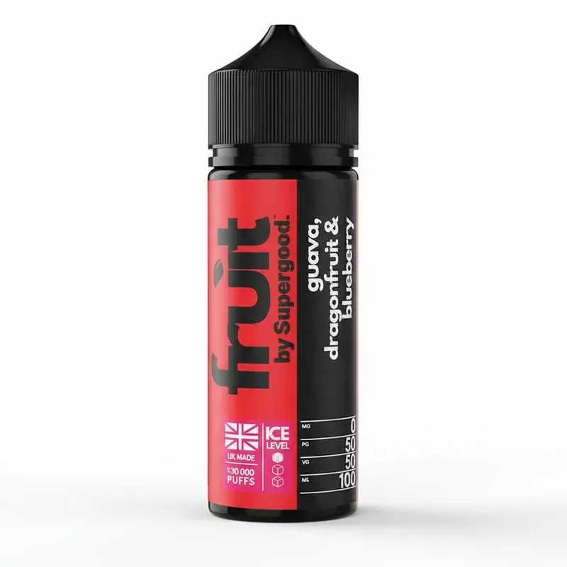 Guava Dragonfruit and Blueberry By Supergood Fruit 100ml Shortfill - Vape Store