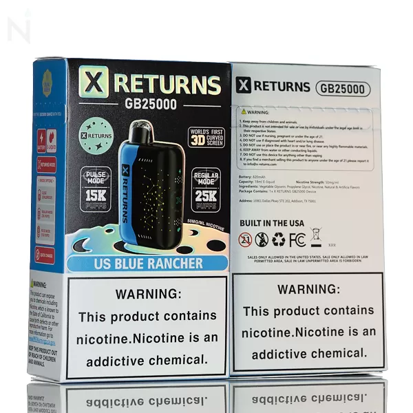 Pulse X Returns 25000 Puff Disposable Vape - US Strawberry B-POP - Image 2