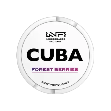 CUBA White Nicotine Pouches Forest Berries - Strength#16mg