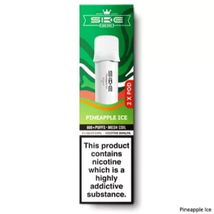 SKE Crystal Pro 600 Prefilled Replacement Pods – Fresh Flavours, Same Crystal Experience