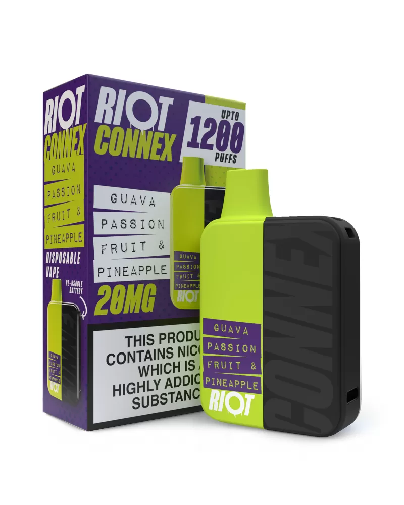 Riot Connex Pod Kit - Guava Passionfruit & Pineapple / 20mg - Image 2