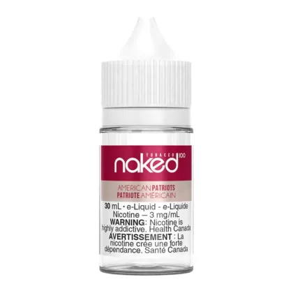 Naked100 Freebase E-Liquid - American Tobacco 30ml - 6mg/ml
