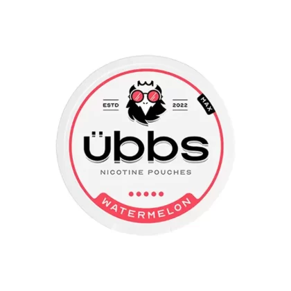 Übbs Watermelon Nicotine Pouches - Strength#Strong 11mg>Regular 6mg>Max 14mg