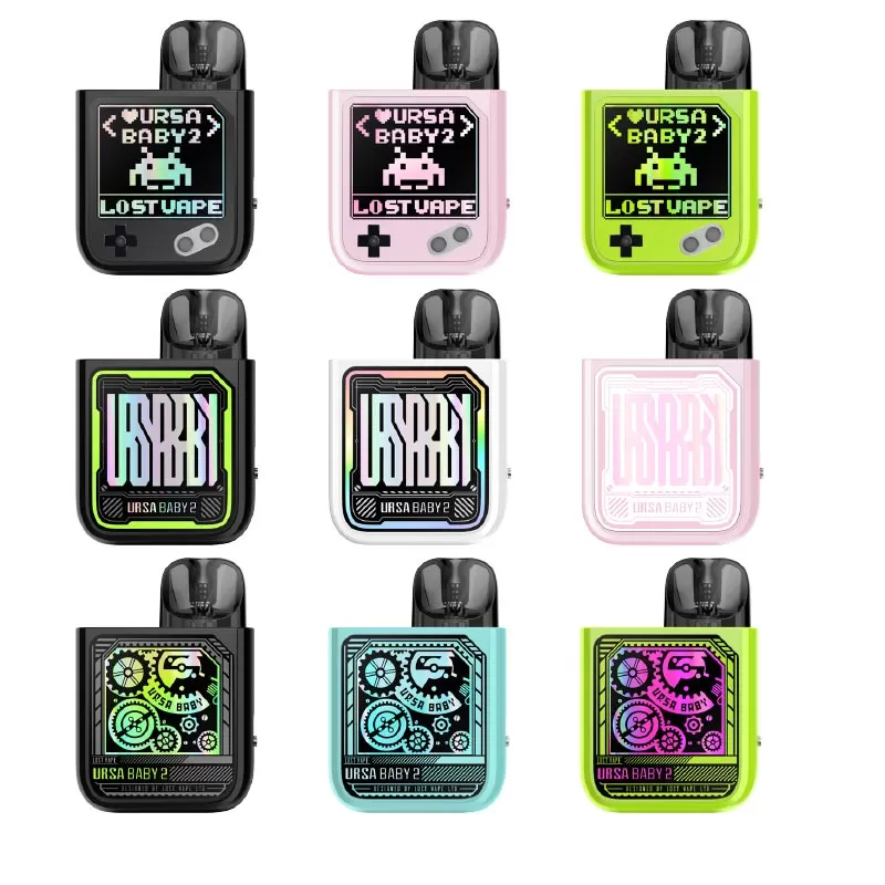 Lost Vape Ursa Baby 2 Pod Kit 900mAh 2.5ml - Pop Blue x Time Gear