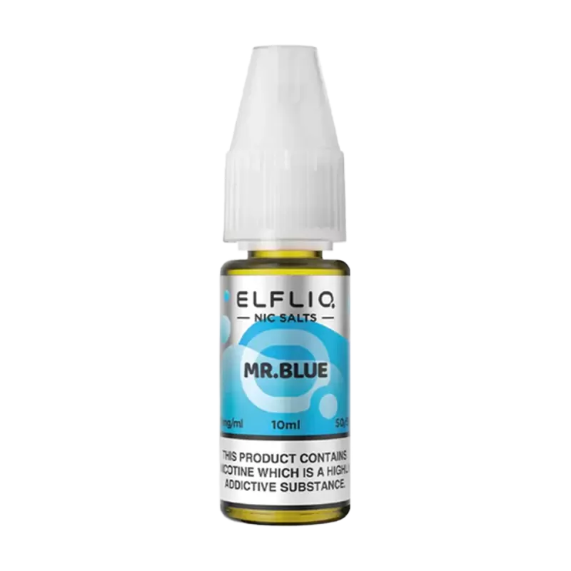 Mr Blue Elfliq Nic Salt by Elfbar - 10ml - Vape Product, Vape Product (9C5740)