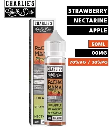 Fuji Apple Strawberry Nectarine Shortfill eLiquid by Pacha Mama 50ml - 00mg / 50ml