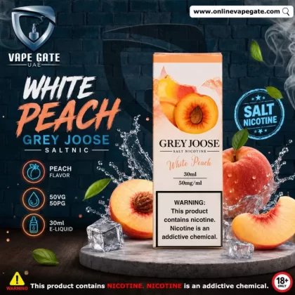 White Peach - Grey Joose 30ml Saltnic - 50 mg / 30 ml