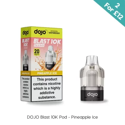 Pineapple Ice – Vaporesso Dojo Blast 10K Prefilled Pods
