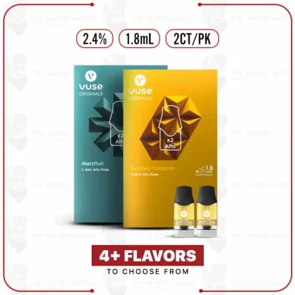 Vuse Alto Pods 2.4% – 2CT PK - Thevapersworld