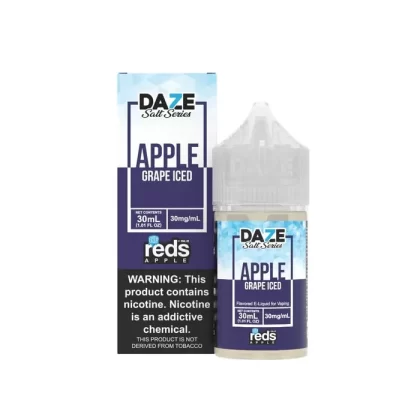 Reds Salt Series Apple Grape Iced eJuice - Vape Product; Vape Product, Vape Product; 7 Daze