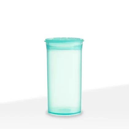 Child-Resistant Plastic Pop Top Bottles | 13 Dram – 2 Grams – 315 Count | Turquoise