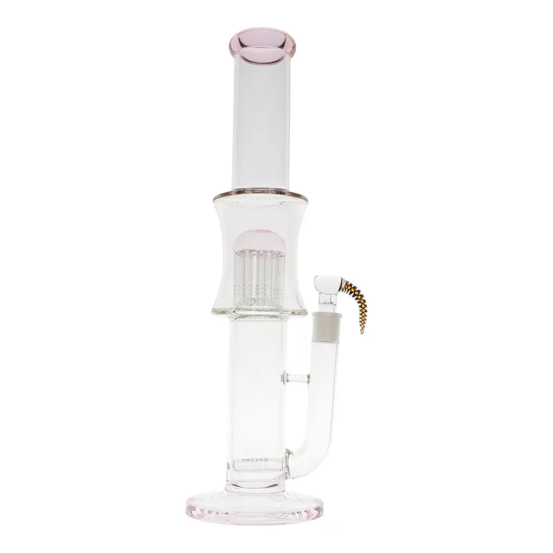 Pink Center Gravity Tree Perc Bong – 16in