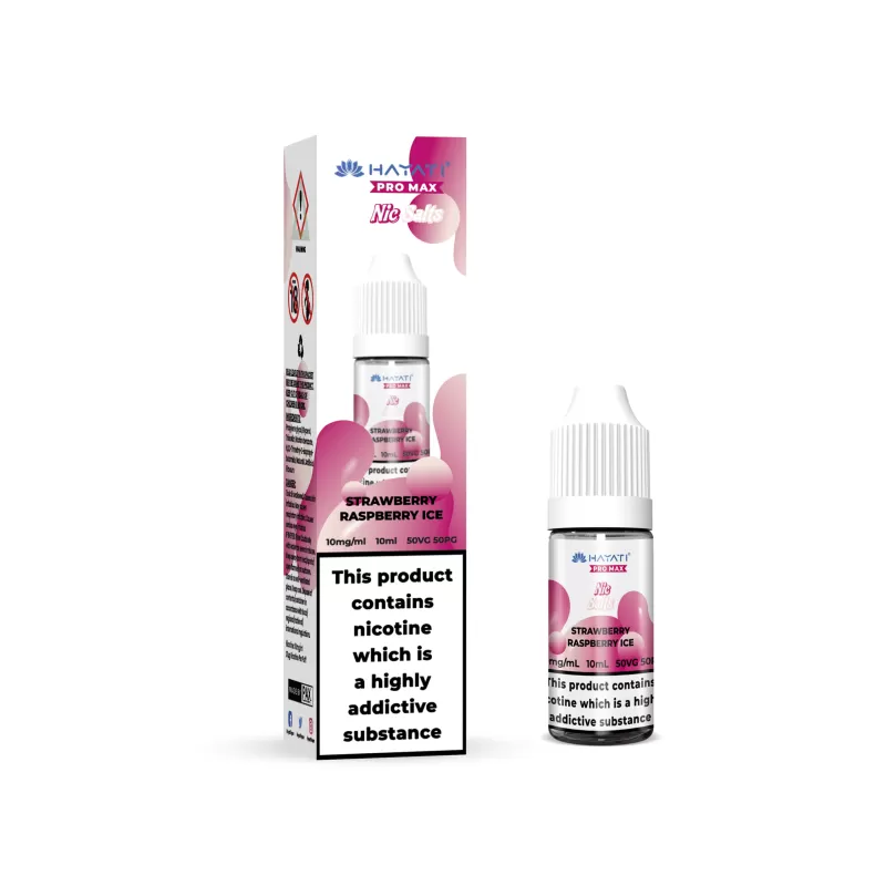 Strawberry Raspberry Ice Hayati Pro Max Nic Salts e Liquid 10ml – TPD - Vapestorm Co