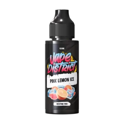 Pink Lemon Ice by Vape District 100ml - NIC SHOTS (FREE)