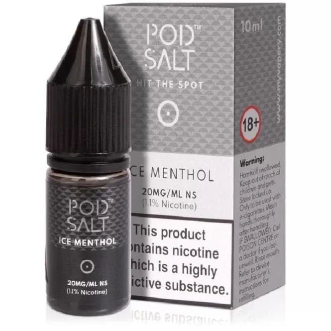 Pod Salt Ice Menthol Nicotine Salt E Liquid (10ml)