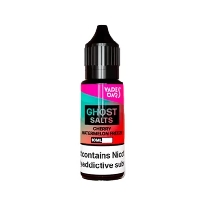 Vapes Bars Ghost Salts Cherry Watermelon Freeze Nic Salt - 10 Pack - 20mg