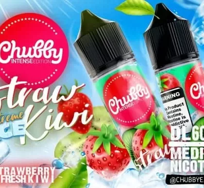 CHUBBY STRAWBERRY KIWI EXTREME ICE ELIQUID - Elegantvapestore
