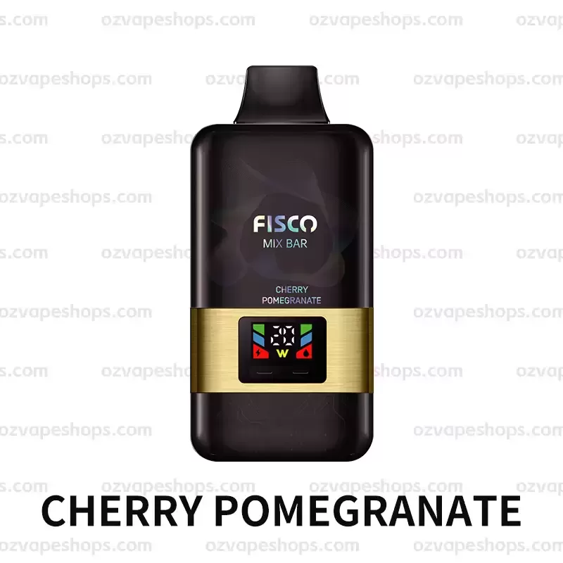 Fisco Max Bar 12000 Puffs – Cherry Pomegranate - Ozvapeone (7F2F18)