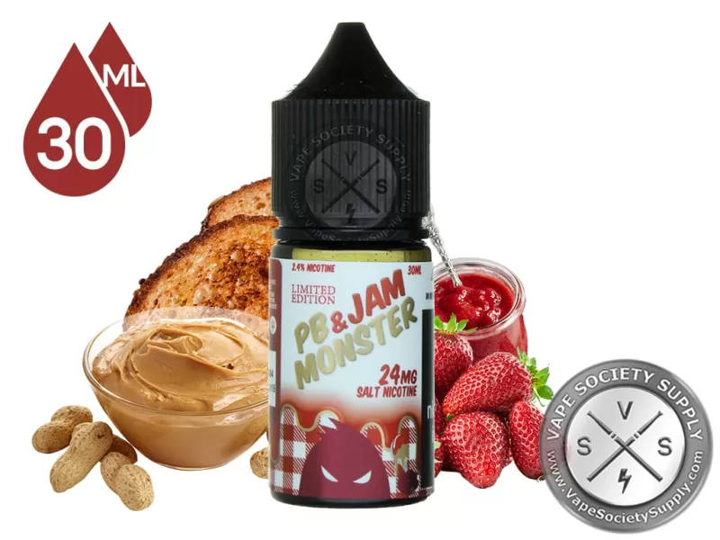 Strawberry PB & Jam Monster Salt 30ml