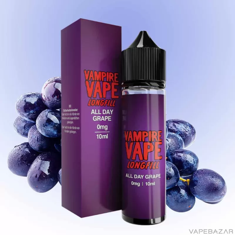 Vampire Vape Longfill – All Day Grape 10ml - Traube