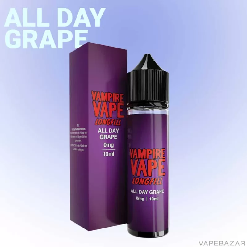 Vampire Vape Longfill – All Day Grape 10ml - Traube - Image 2