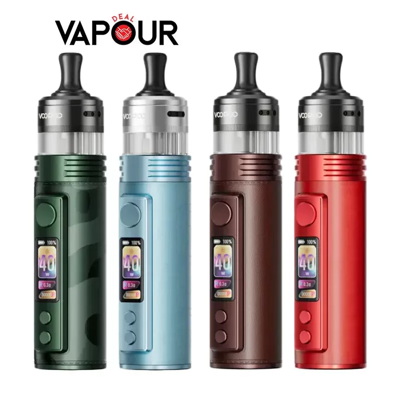 VooPoo Drag H40 Pro Vape Kit - Spray Black