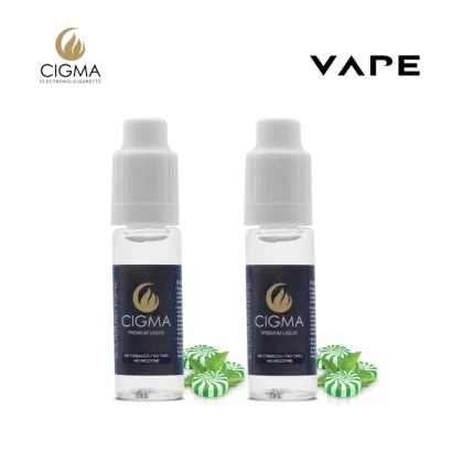 Cigma e-Liquid – Menthol 0mg 10ml Bottle x 2 Pack | Cigee