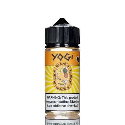 Yogi Blends E-Liquid – Banana Pineapple Ice – 100mL - Vape Product, Vape Product