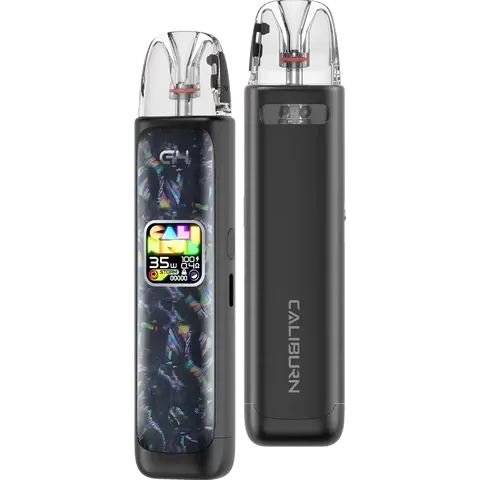 Uwell Caliburn G4 Pod Kit 35 Watts (1300 mAh) - Flamingo Red, Glacier Blue