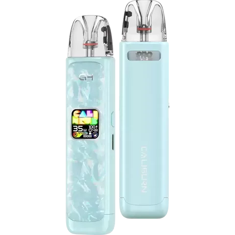 Uwell Caliburn G4 Pod Kit 35 Watts (1300 mAh) - Flamingo Red, Glacier Blue - Image 3