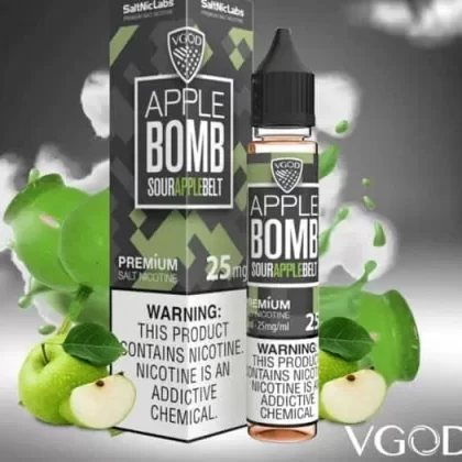 VGOD ICED APPLE BOMB SALT SOUR APPLE ELIQUID