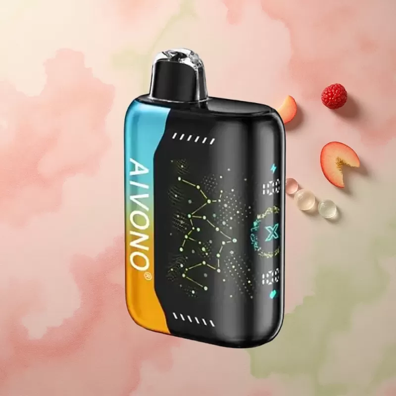 Aivono Aim Boom 25000 Raspberry Peach Lime 5% Nicotine 650mAh