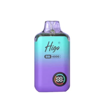 Higo BB 4000 Puffs Prefilled Pod Vape Kit Box of 10 - BLUEBERRY ICE HUBA HUBA