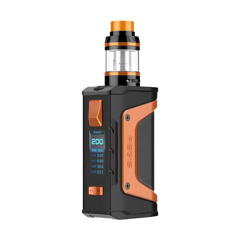 GeekVape Aegis Legend 200W TC Kit with Aero Mesh Tank - Rainbow Trim - Image 3