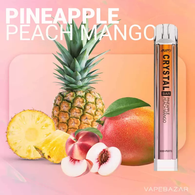 Aupo Crystal Bar – Pineapple Peach Mango - Aupo / 20mg/ml / ca. 600