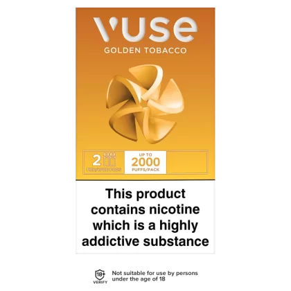Vuse ePod vPro Golden Tobacco Pods - 18mg