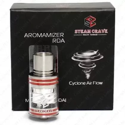 Steam Crave Aromamizer RDA with Cyclone Air Flow - colour#Stainless Steel