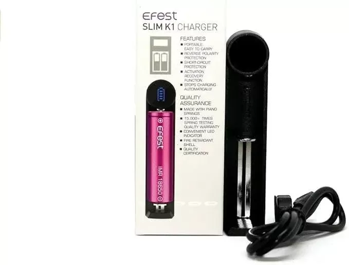 Efest K1 Slim Battery Charger - Ejuicewarehouse