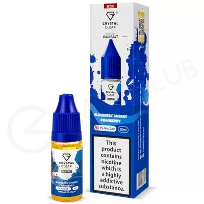Blueberry Cherry Cranberry Nic Salt E-Liquid by Crystal Clear - Ecigpremium