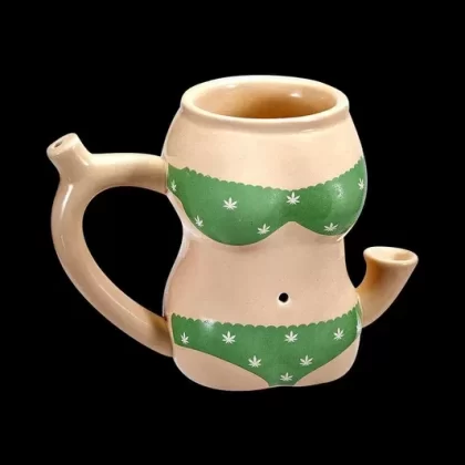Roast & Toast “Bikini Body” Ceramic Pipe Mug